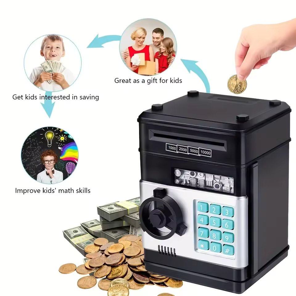 SafeStash Electronic ATM Piggy Bank for Kids