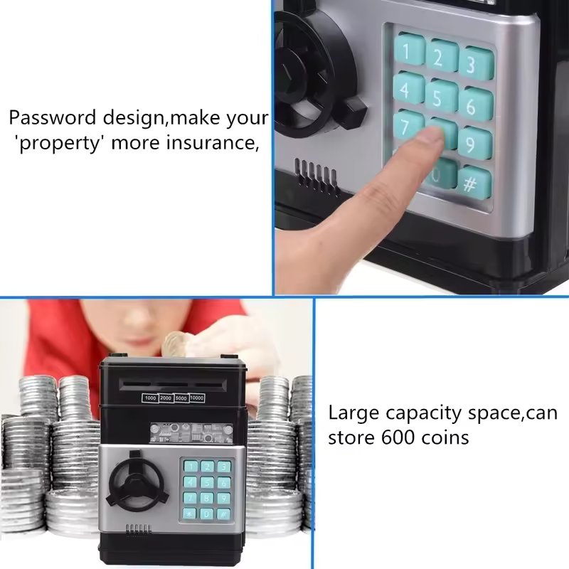 SafeStash Electronic ATM Piggy Bank for Kids